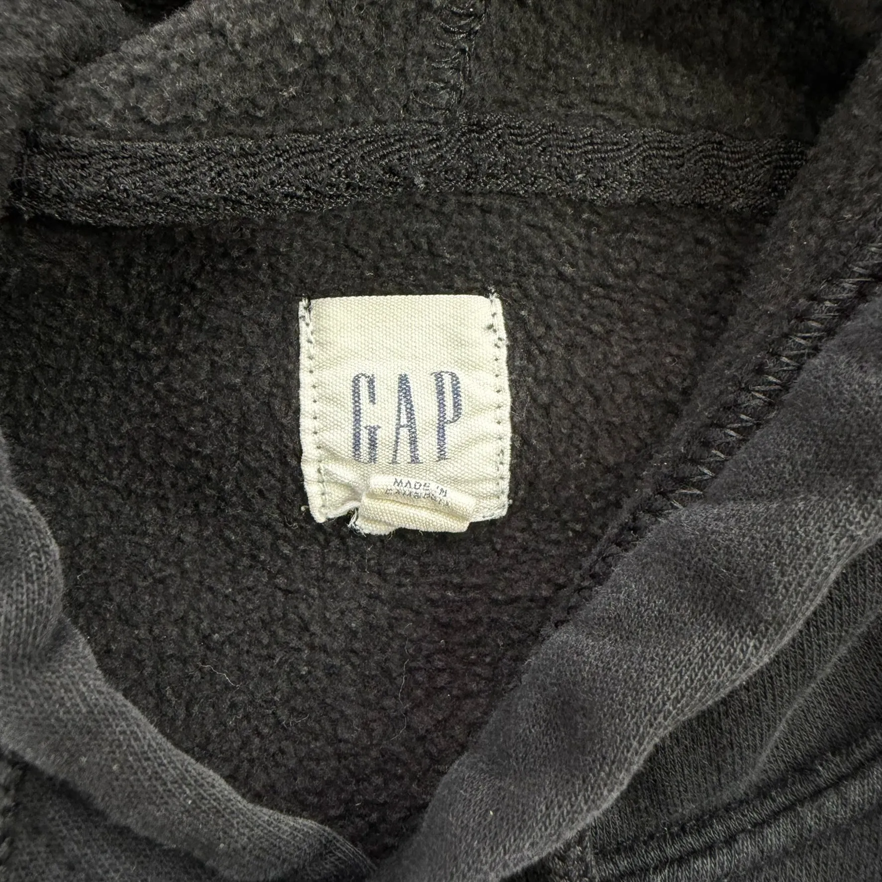 J- Gap Black Embroidered Text Hoodie - 2XL sold by HG Vintage product image thumbnail 3