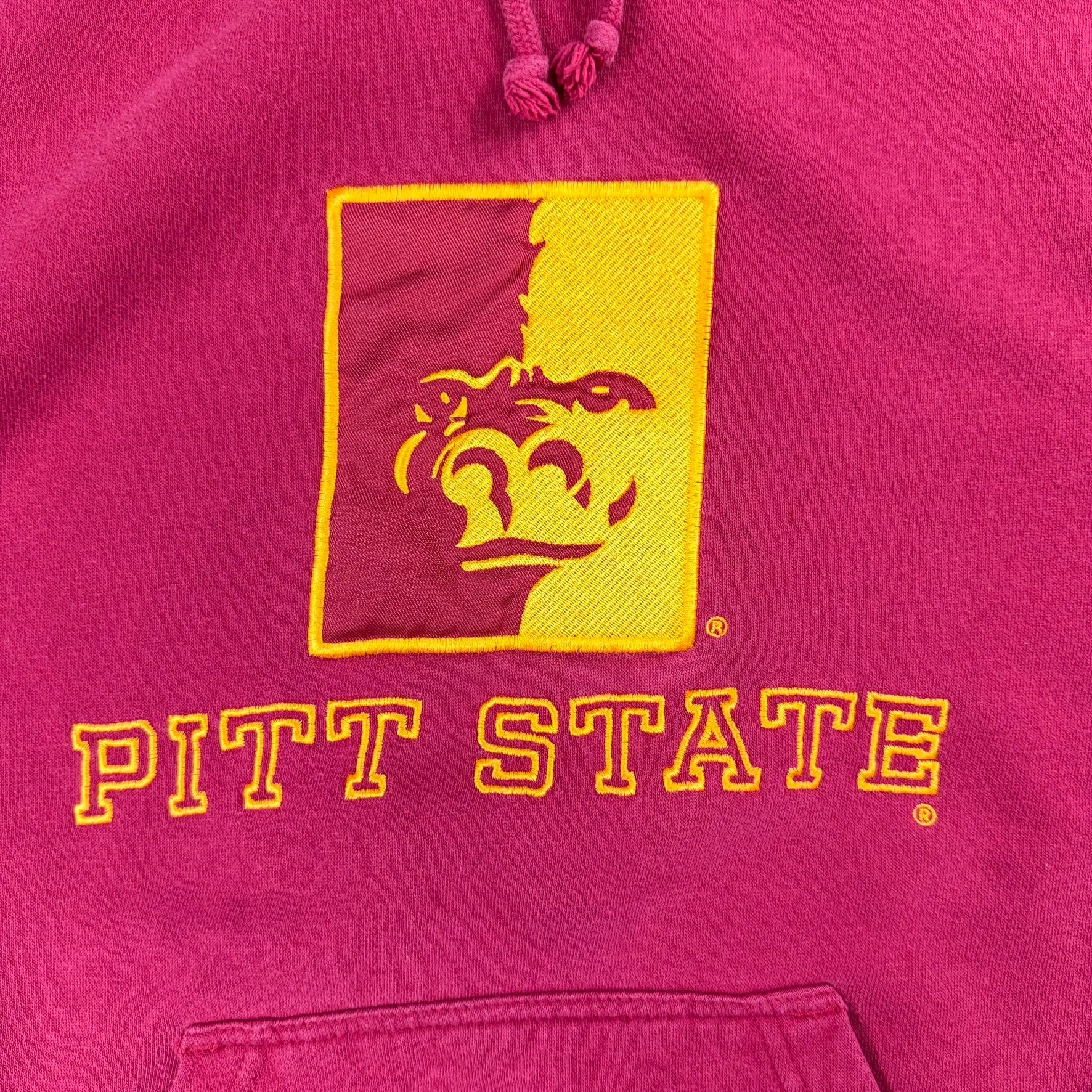 J- Pitt State Gorillas Embroidered Logo & Text Hoodie - M sold by HG Vintage product image thumbnail 2