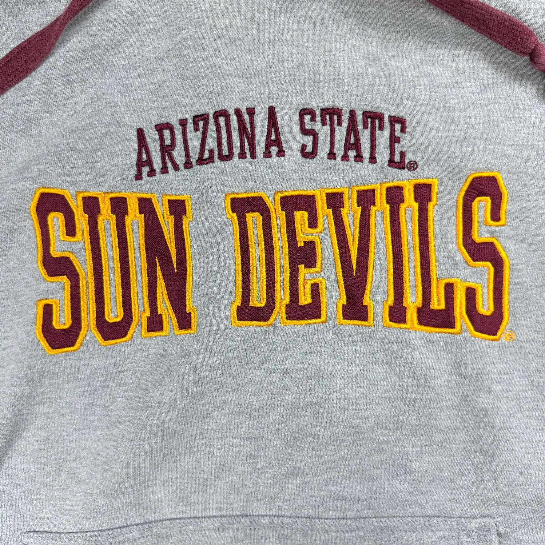 J- Arizona State Sun Devils Embroidered Text Hoodie - XL sold by HG Vintage product image thumbnail 2