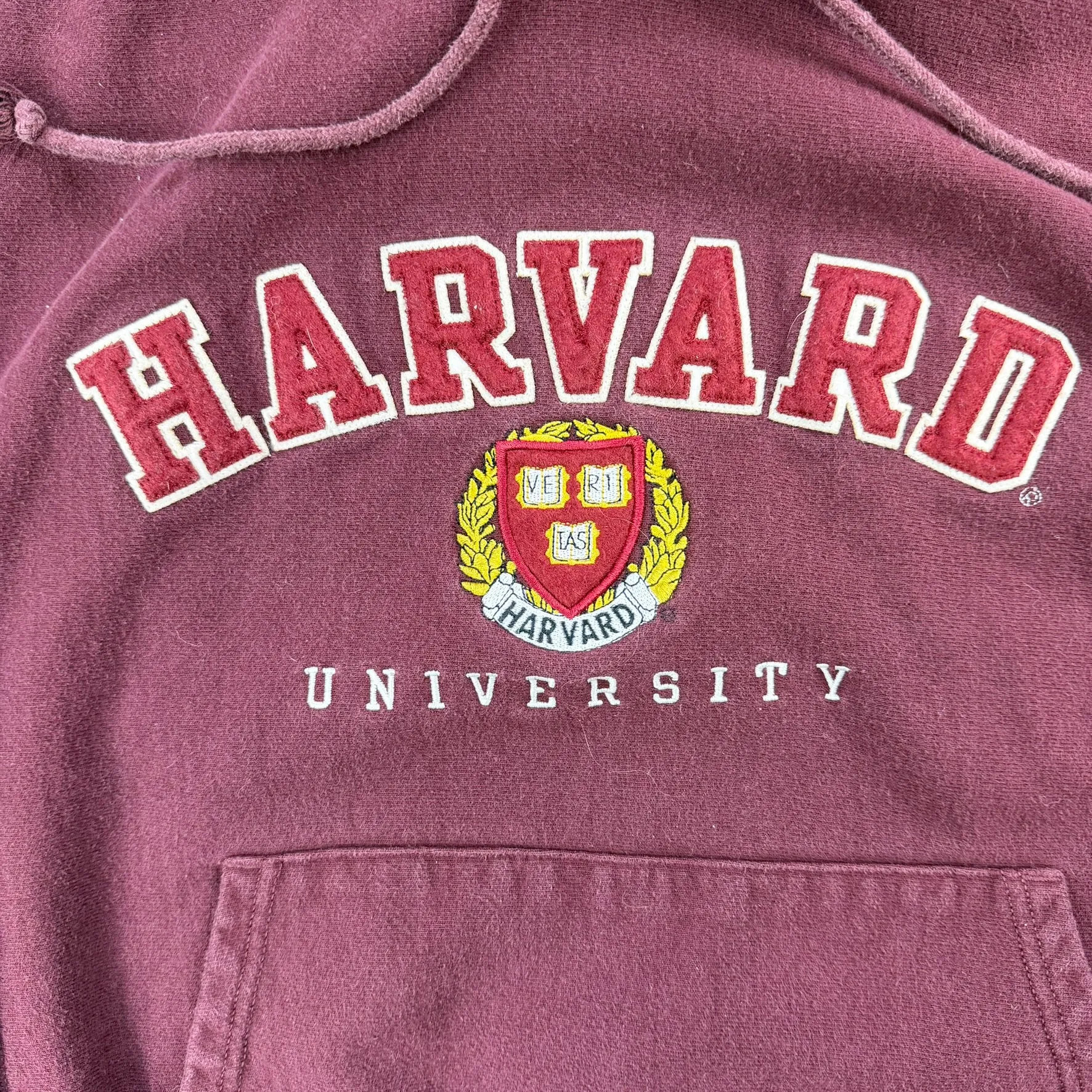 J- Champion Reverse Weave Harvard University Embroidered Logo & Text Hoodie - M sold by HG Vintage product image thumbnail 2