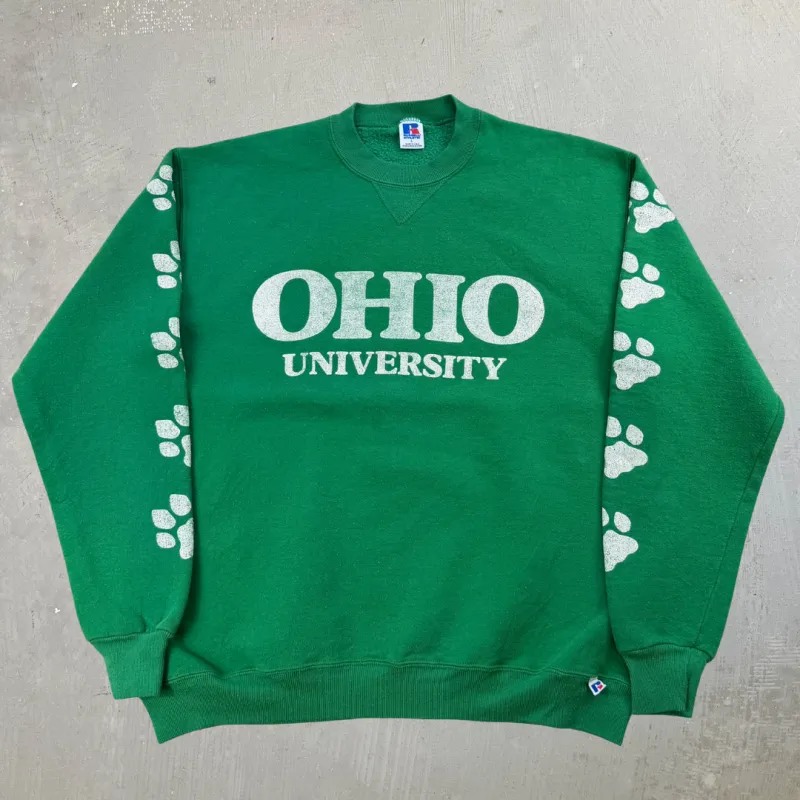 J- Vintage Ohio University Russell Athletic Made In USA Crewneck - L sold by HG Vintage