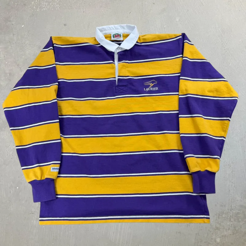 J- Vintage Wilfried Laurier University Barbarian Rugby Shirt -  3XL sold by HG Vintage