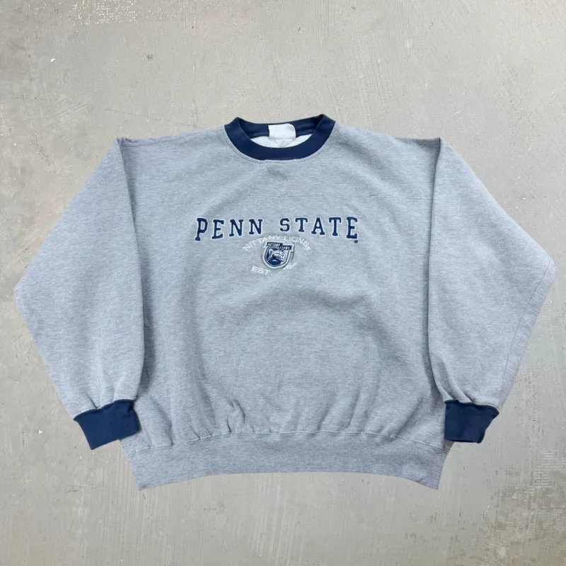 J- Vintage Penn State University Lee Embroidered Text Crewneck - L sold by HG Vintage