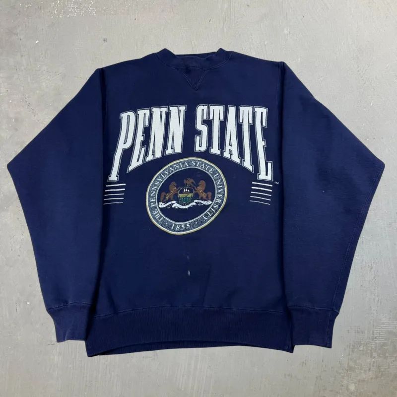 J- Vintage Penn State University Text Made In USA Crewneck - S sold by HG Vintage
