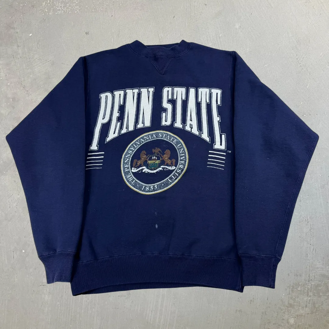 J- Vintage Penn State University Text Made In USA Crewneck - S sold by HG Vintage