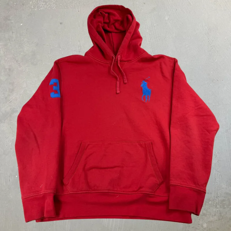 J- Vintage Polo Ralph Lauren Embroidered Hoodie - XL made by HG Vintage