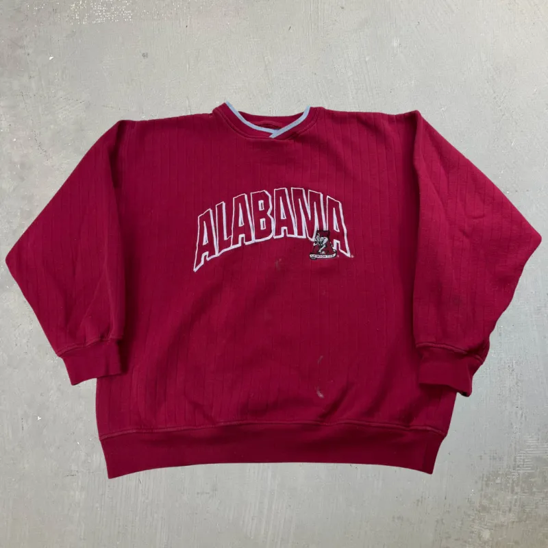 J- Vintage University Of Alabama Starter Crimson Tide Embroidered Text Crewneck - XL sold by HG Vintage