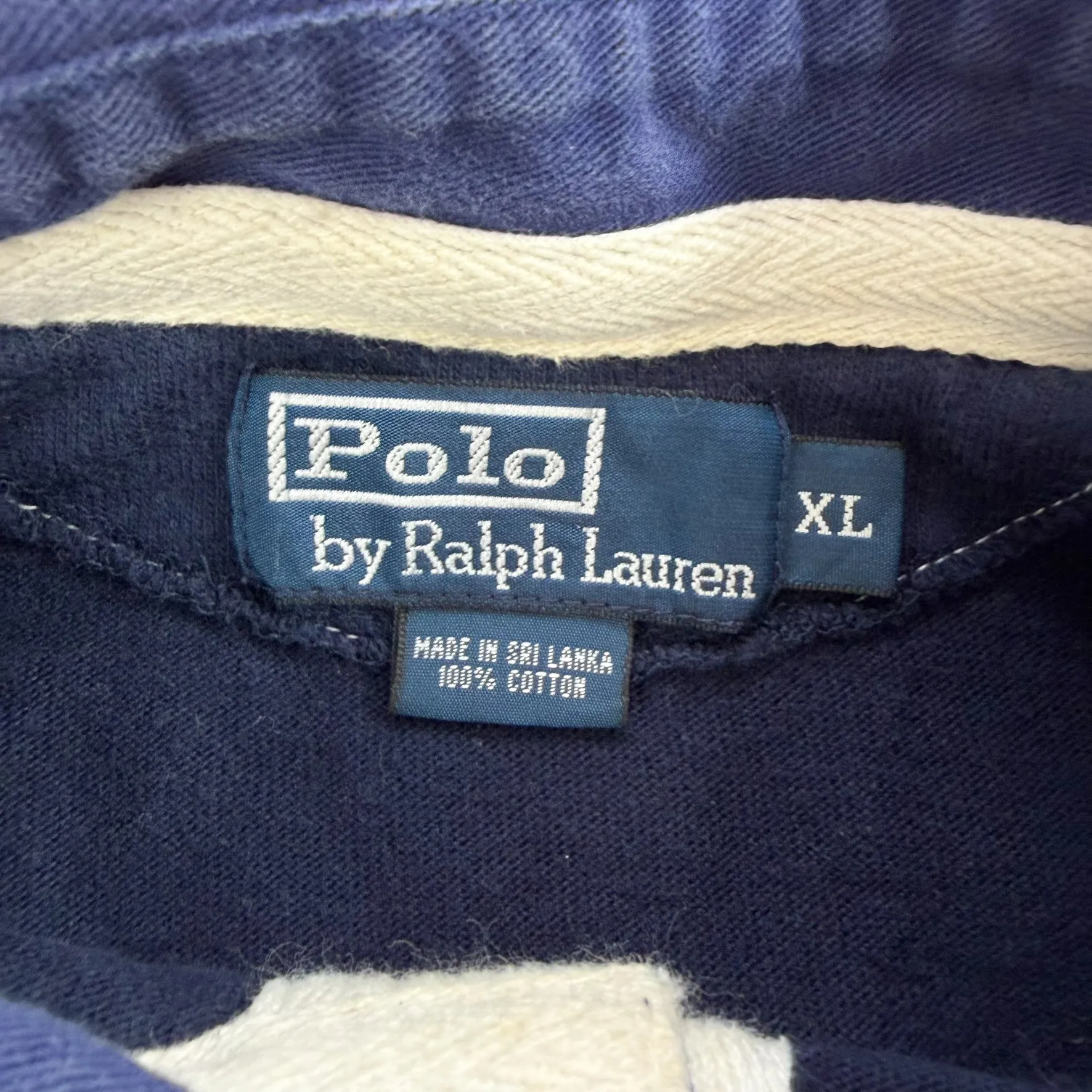 J- Vintage Polo Ralph Lauren Embroidered Crest Rugby Shirt - XL sold by HG Vintage product image thumbnail 4