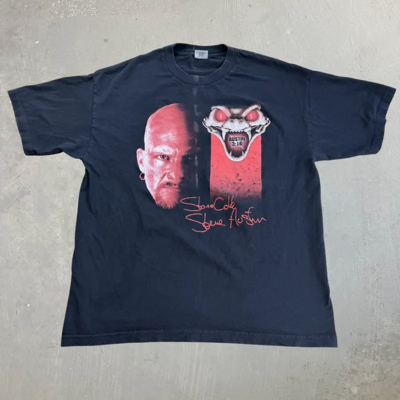 J- Vintage WWE Stone Cold Steve Austin  3:16 Bottom Line Tee - XL sold by HG Vintage