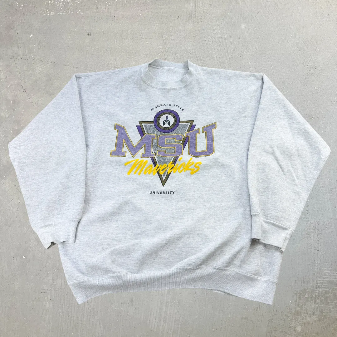 J- Vintage Mankato State University Graphic Crewneck - XL sold by HG Vintage