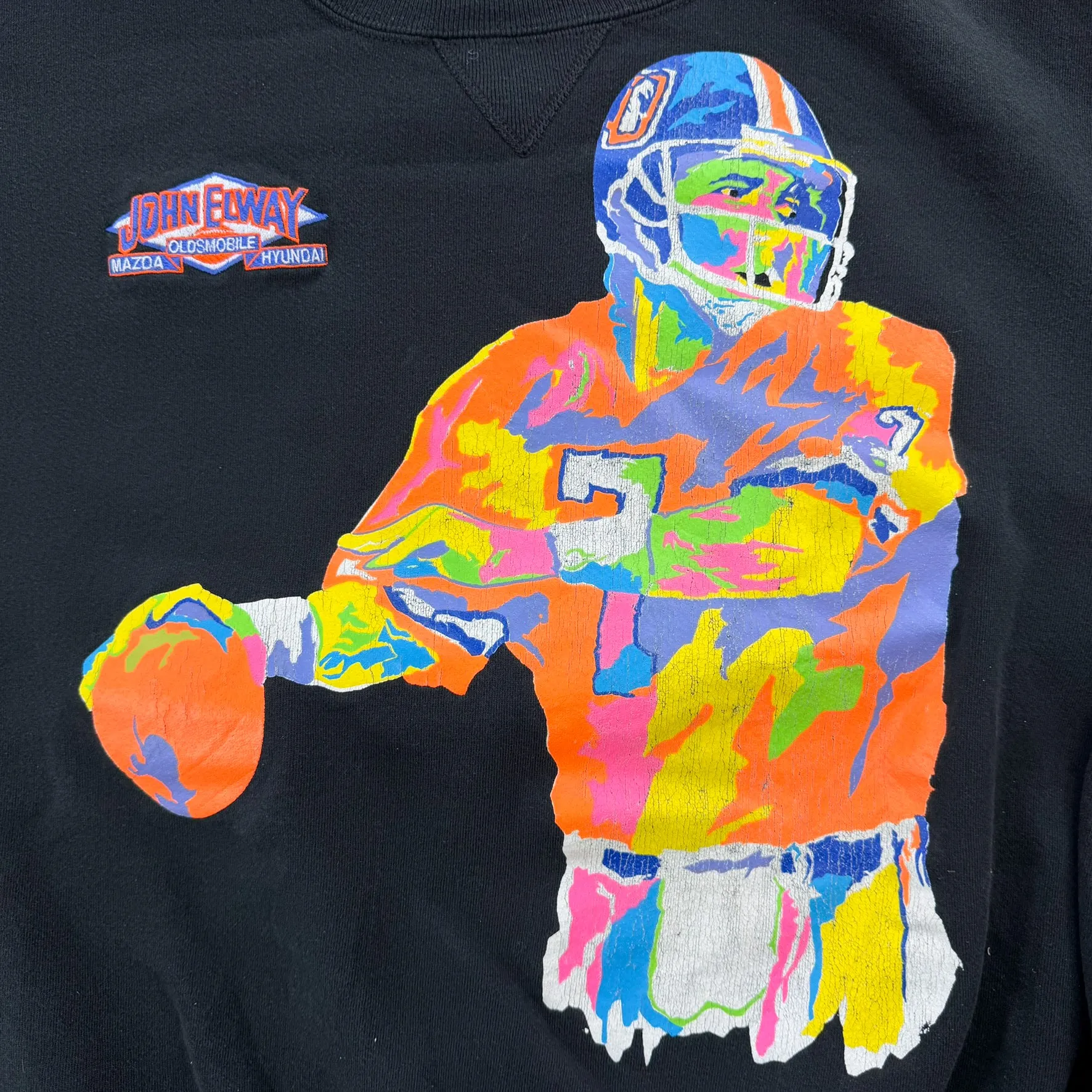 J- Vintage Denver Broncos NFL Graphic Russell Athletic Made In USA Crewneck - 2XL sold by HG Vintage product image thumbnail 2