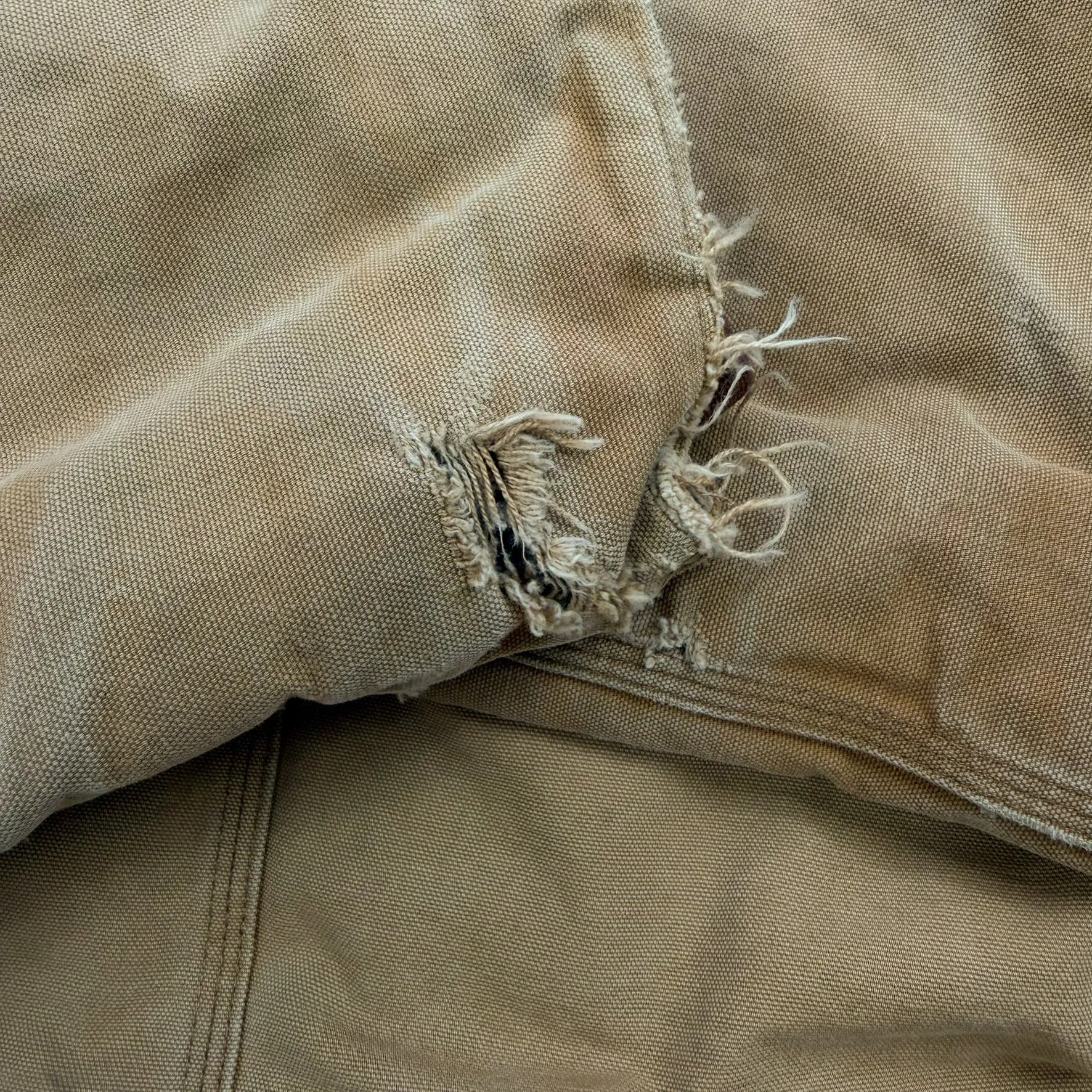 F- Vintage Carhartt Tan Quilt Lined Zip Up Work Jacket - 2XL sold by HG Vintage product image thumbnail 4