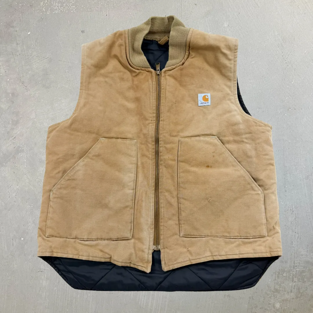 F- Carhartt Quilt Lined Workwear Vest - XL sold by HG Vintage