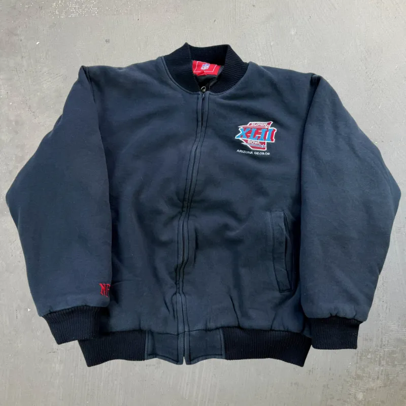 F- '08 NFL Super Bowl  42 Arizona Bomber Jacket - L sold by HG Vintage