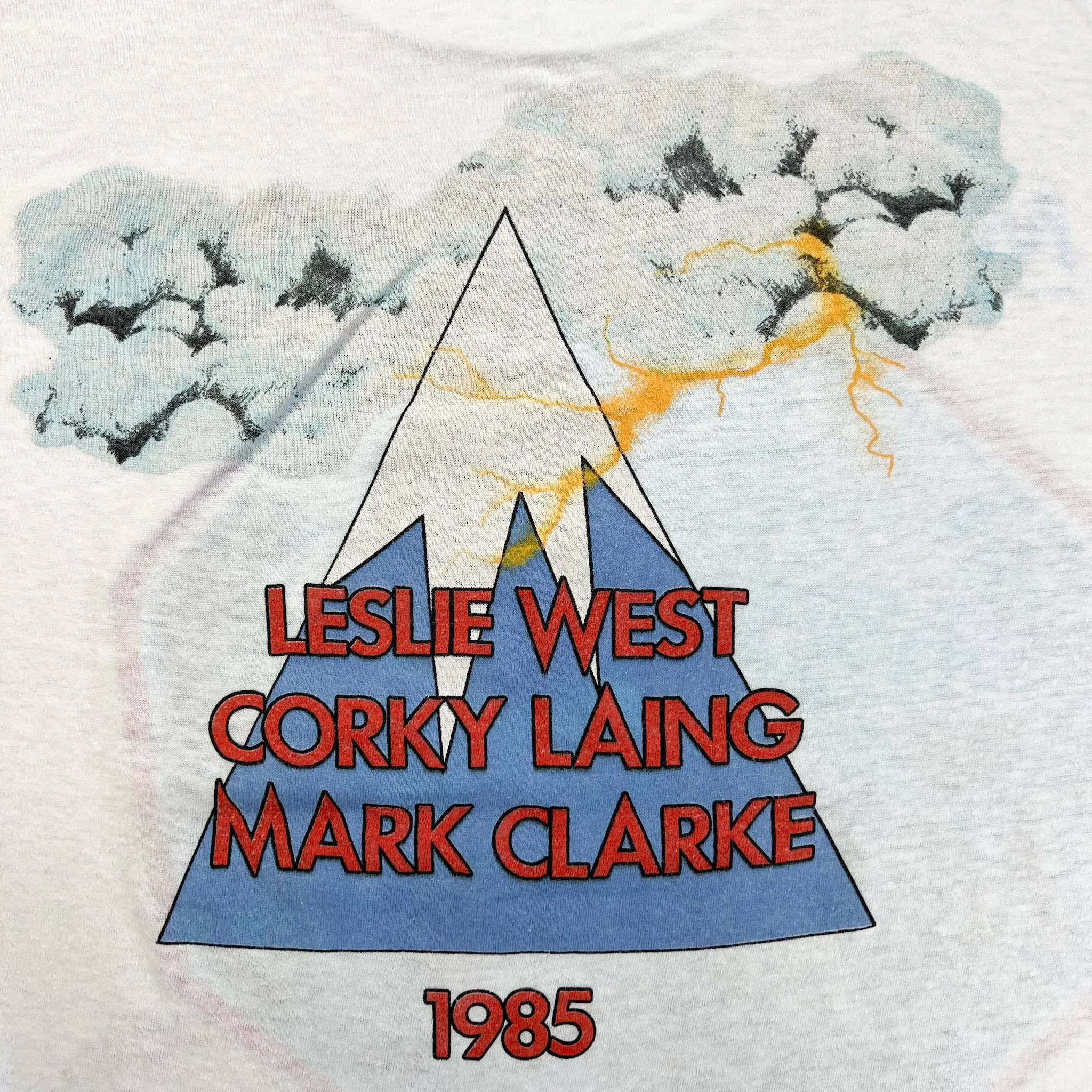 F- Vintage '85 Mountain Rock Band Made In USA Single Stitch Tee - XL sold by HG Vintage product image thumbnail 4