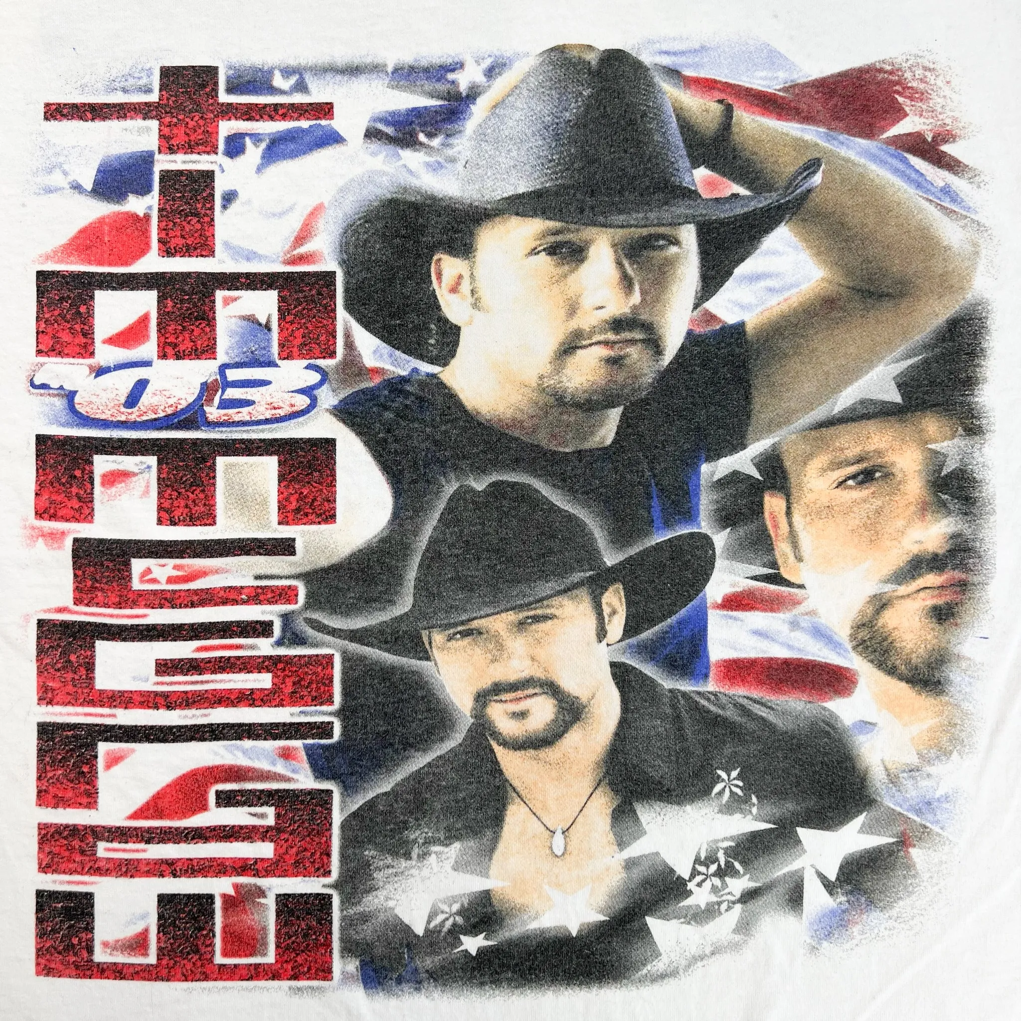 F- '03 Tim McGraw One Band Show Tour Picture Tee - XL sold by HG Vintage product image thumbnail 2