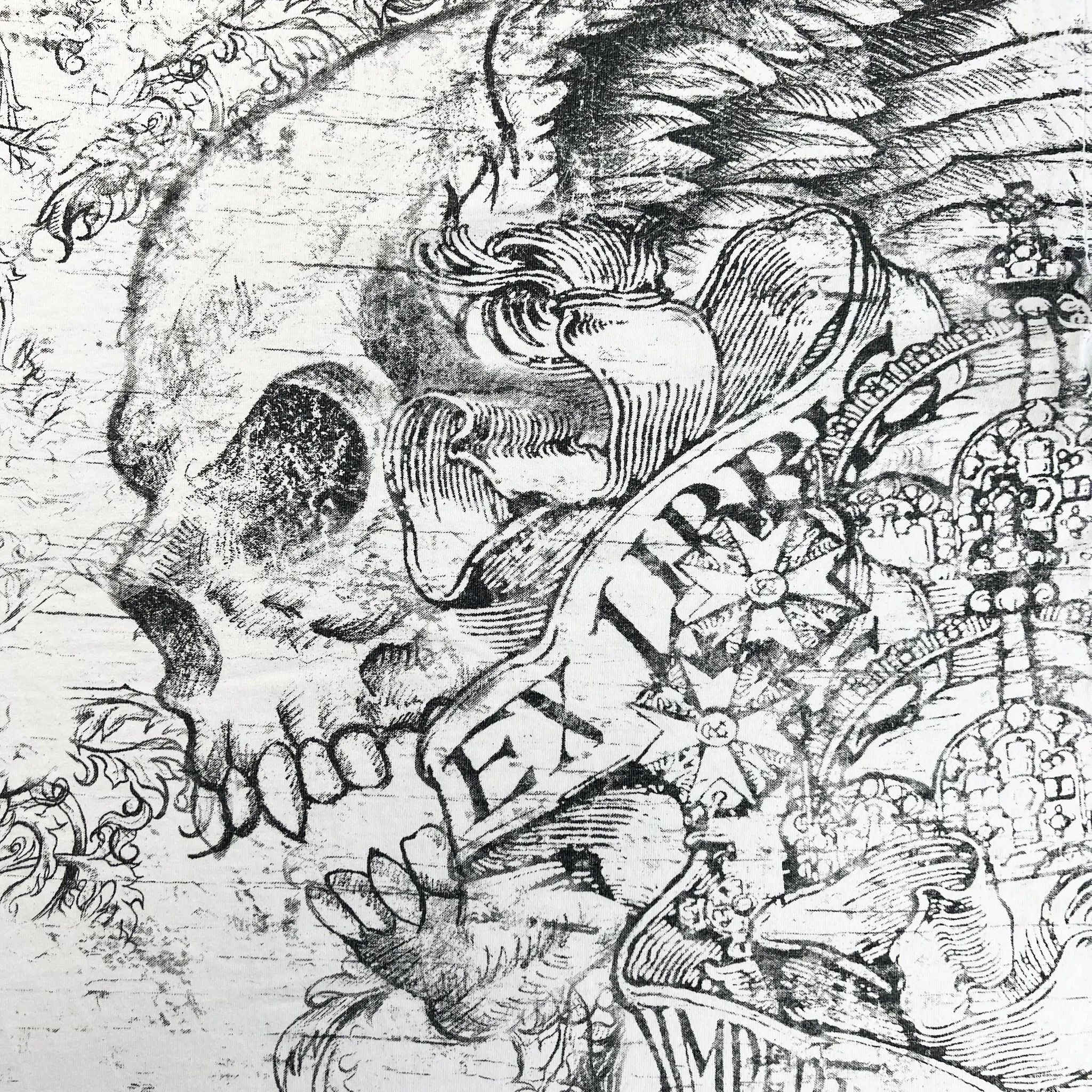 F- Vintage Club 21 Skull Tattoo Graphic Tee - XL sold by HG Vintage product image thumbnail 2