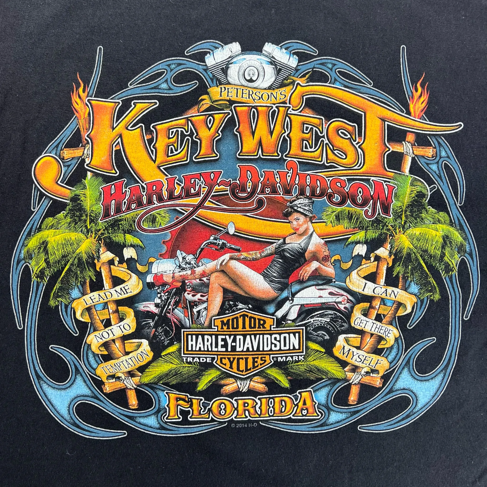 F- '14 Harley Davidson Key West Graphic Tee - L sold by HG Vintage product image thumbnail 5