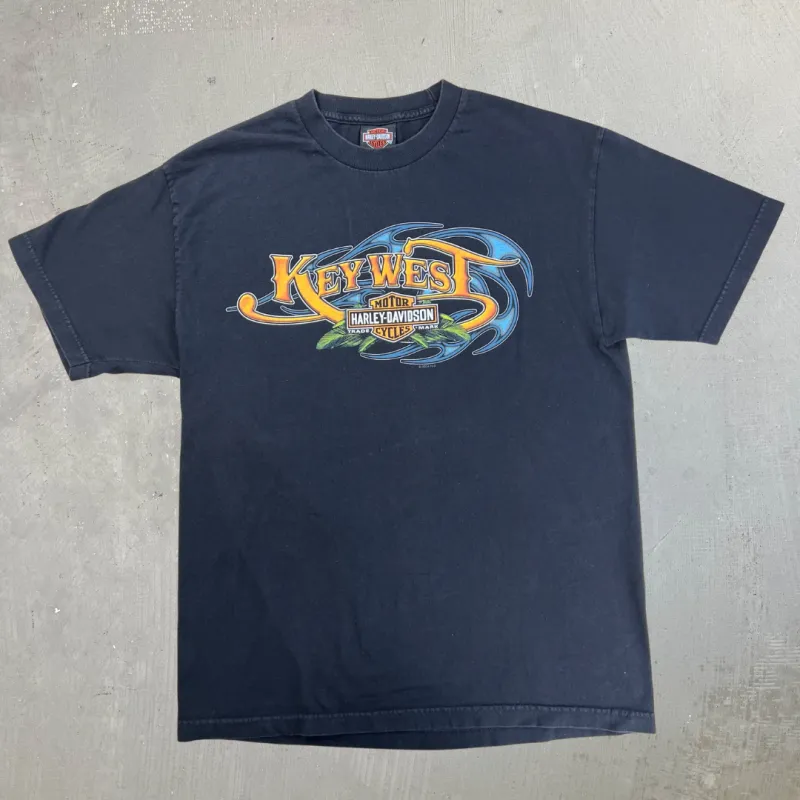 F- '14 Harley Davidson Key West Graphic Tee - L sold by HG Vintage