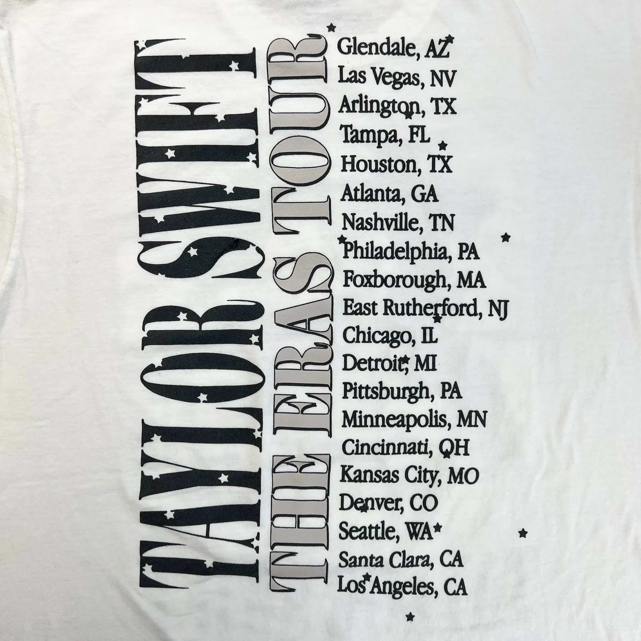 F- Taylor Swift The Eras Tour Picture Tee - XL sold by HG Vintage product image thumbnail 4