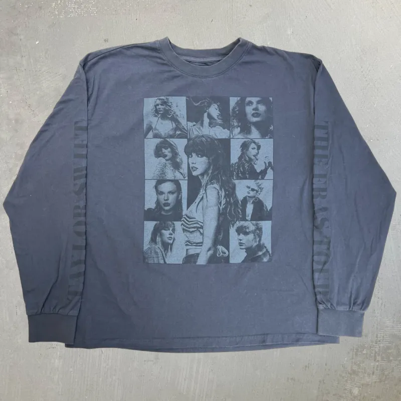 F- Taylor Swift The Eras Tour Long Sleeve Tee - L sold by HG Vintage