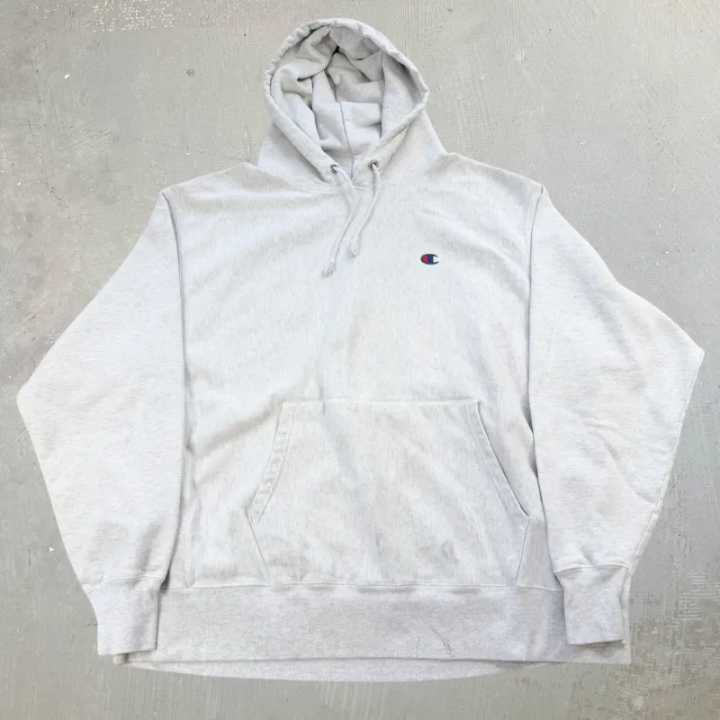 F- Vintage Champion Grey Reverse Weave Hoodie - XL sold by HG Vintage
