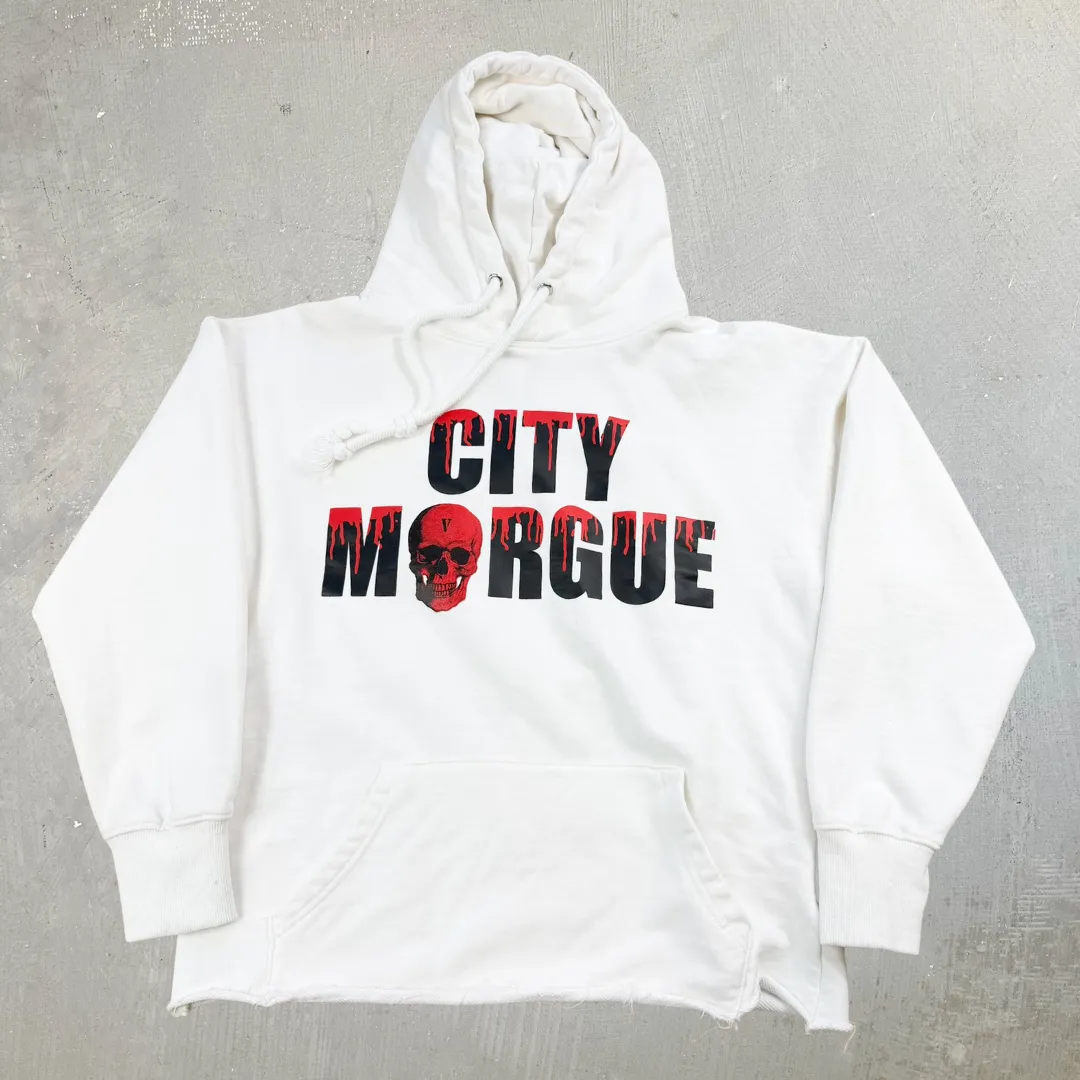 F- Vlone City Morgue Dogs Cropped Hoodie - S sold by HG Vintage