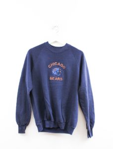Vintage NFL Chicago Bears Embroidered Helmet & Script Crewneck sold by HG Vintage