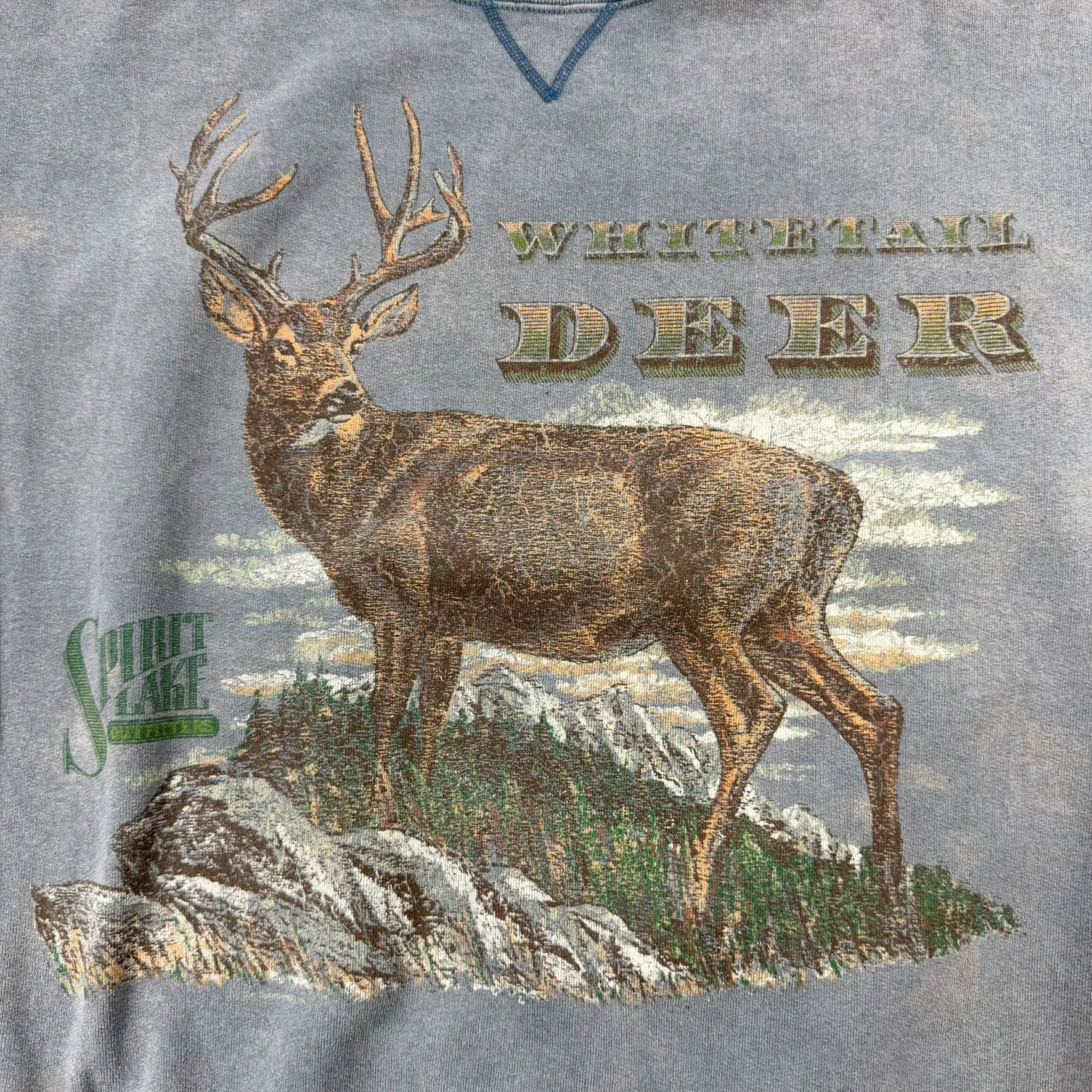 J- Vintage Spirit Lake Outfitters White Tail Deer Made In USA Crewneck - XL sold by HG Vintage product image thumbnail 2