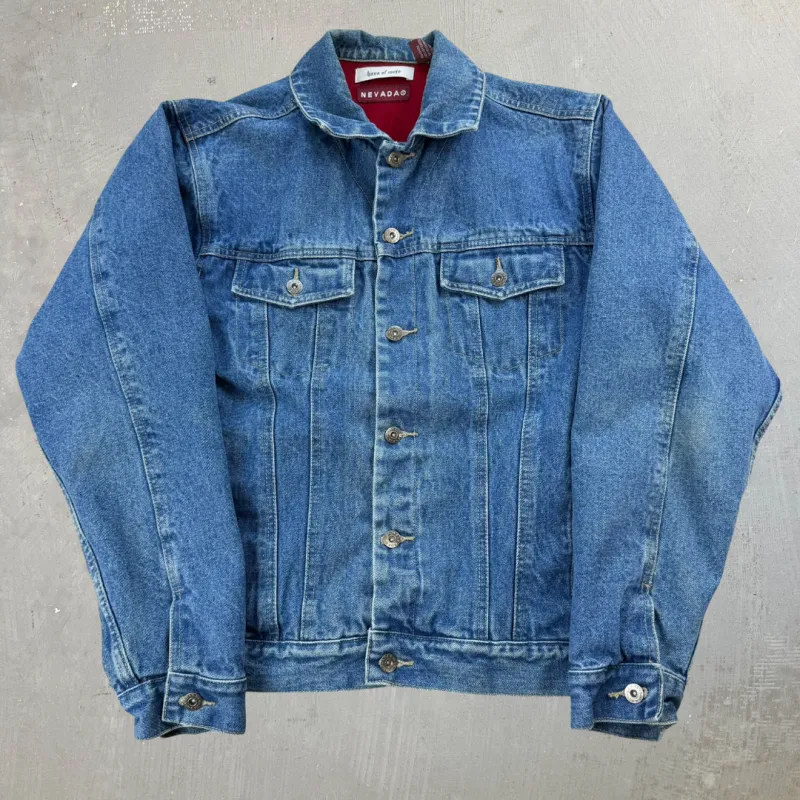 J- HOM Rolling Stones Blanket Lined Reworked Denim Jacket - 40/M sold by HG Vintage