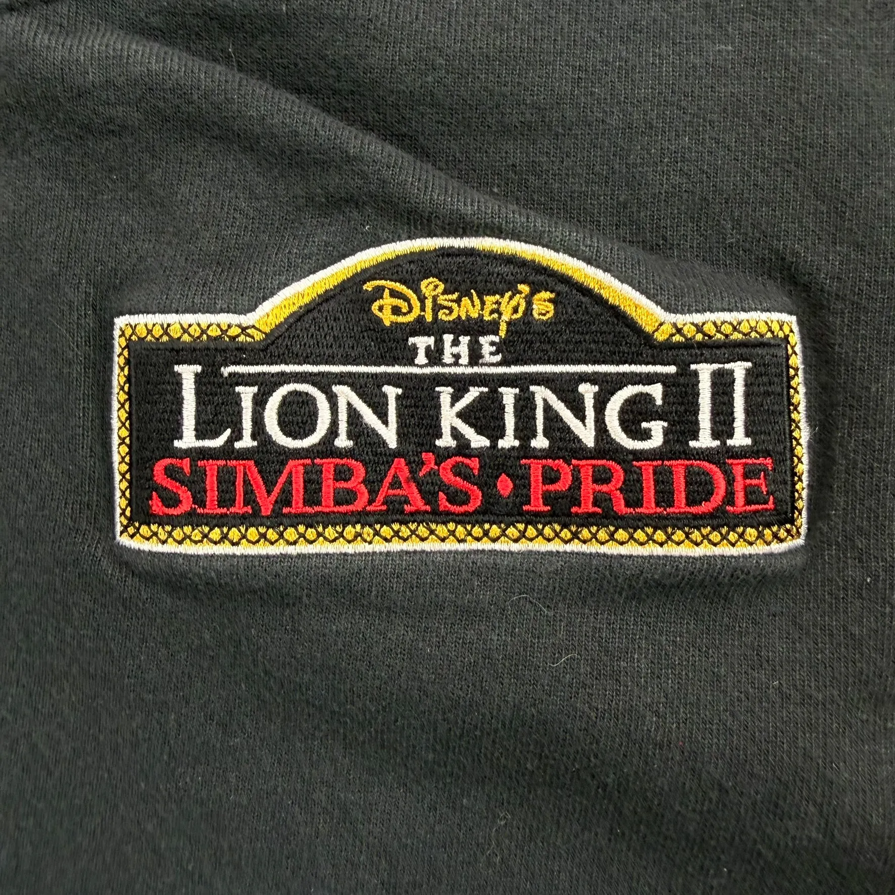 J- Disney The Lion King 2 Embroidered Promotional Made In USA Crewneck - XL sold by HG Vintage product image thumbnail 2