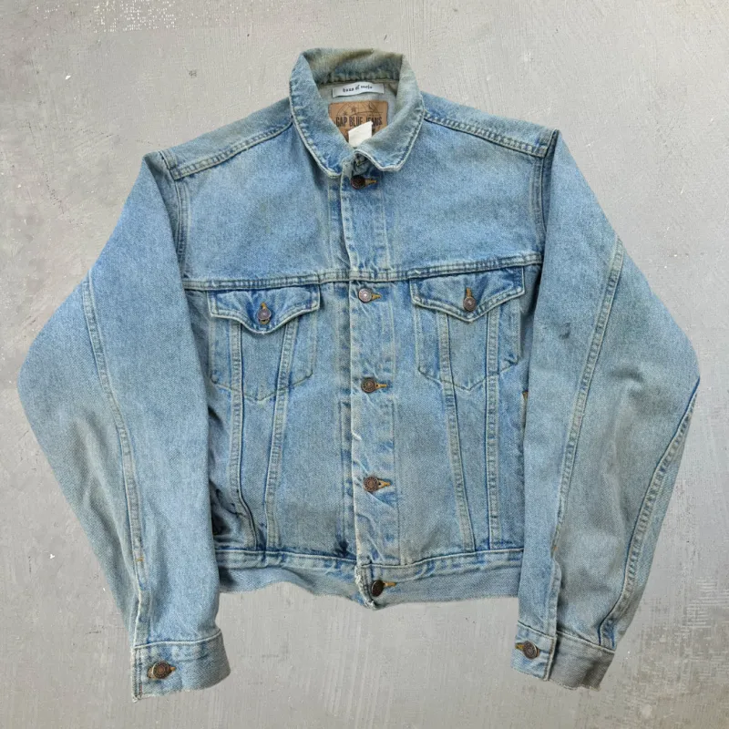 J- HOM Rolling Stones US Tour Gap Reworked Denim Jacket - L made by HG Vintage