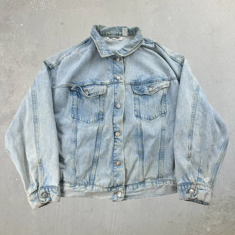 J- HOM Tupac All Eyez On Me Reworked Denim Jacket - XL made by HG Vintage