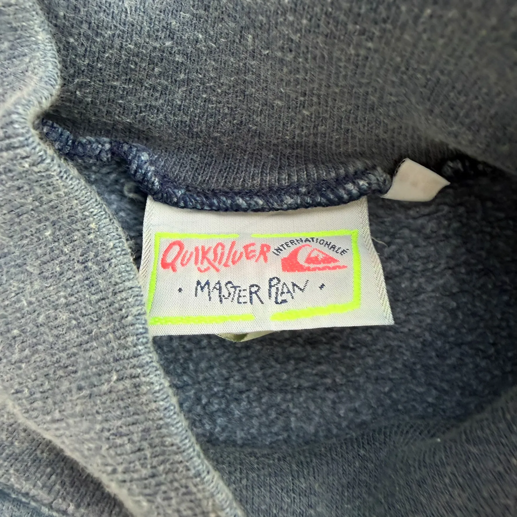 J- Vintage Quicksilver Two Tone Embroidered Graphic Made In USA Crewneck - M sold by HG Vintage product image thumbnail 3