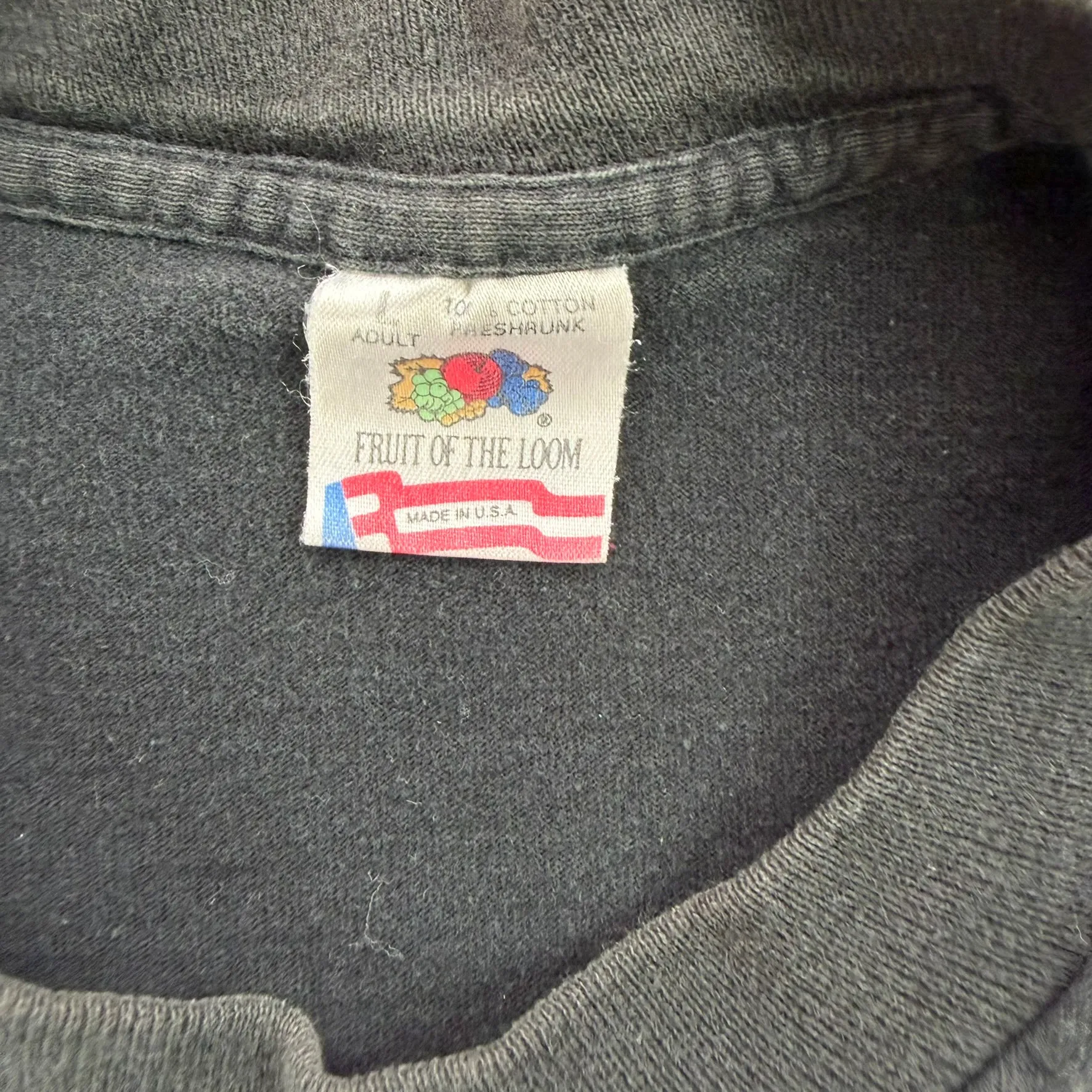 J- Vintage '99 Wolf Howling At Moon Made In USA Single Stitch Tee- L sold by HG Vintage product image thumbnail 3