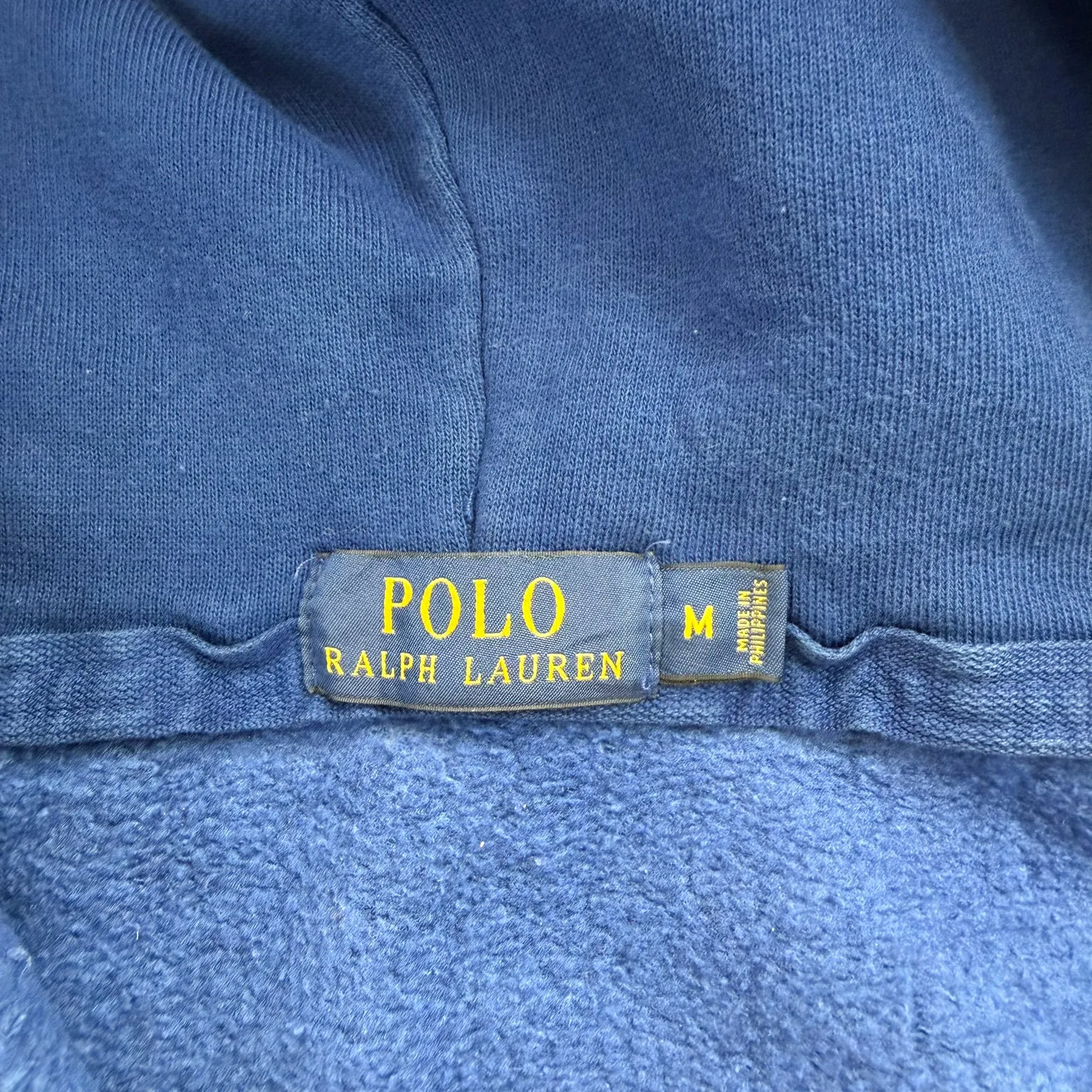 J- Vintage Polo Ralph Lauren Blue Embroidered Zip Up Hoodie - M sold by HG Vintage product image thumbnail 3