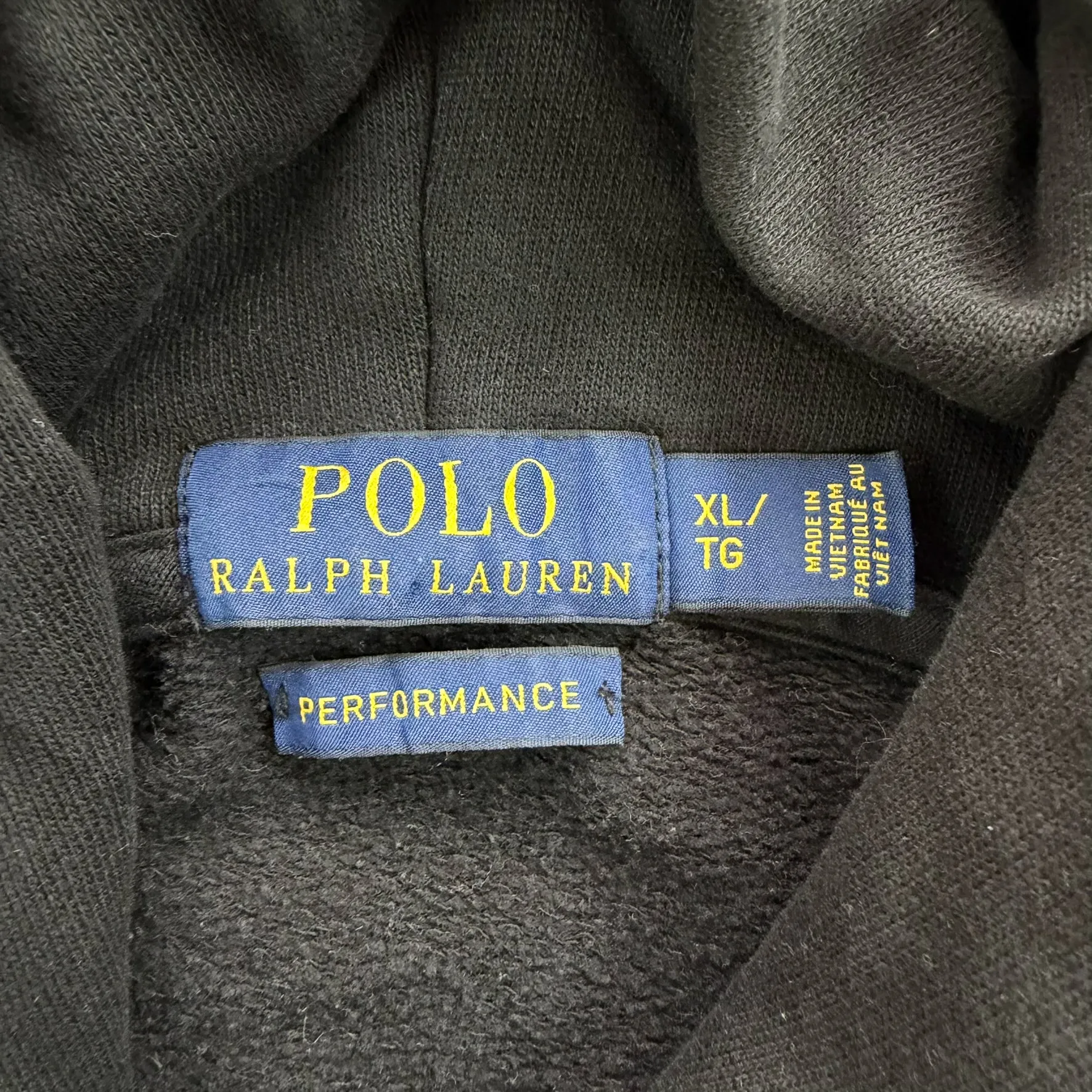J- Vintage Polo Ralph Lauren Black Embroidered Hoodie - XL sold by HG Vintage product image thumbnail 3