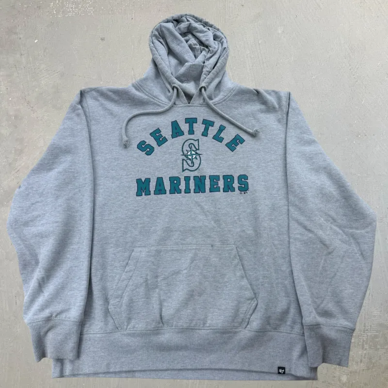J- Seattle Mariners MLB Text Hoodie - 2XL sold by HG Vintage