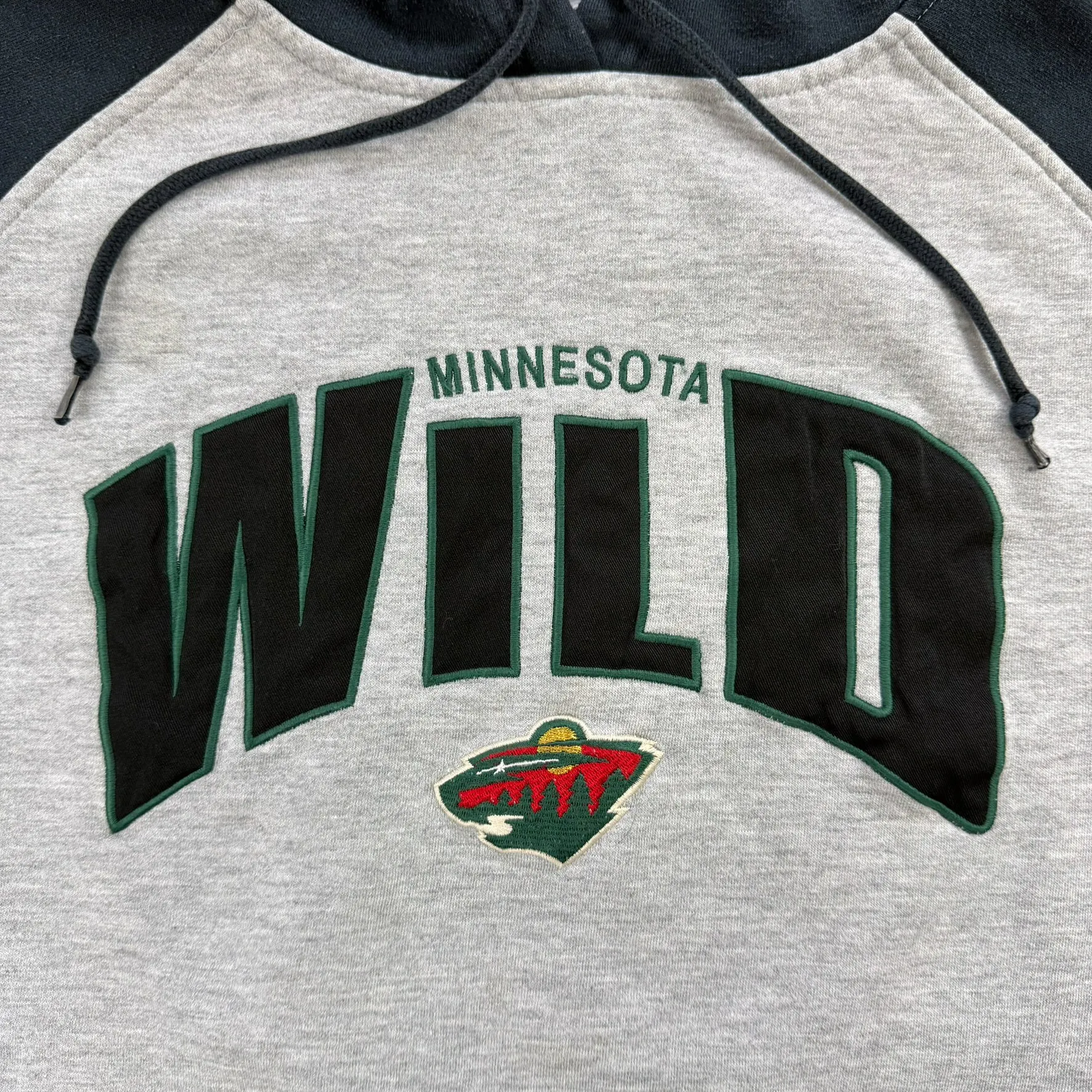 J- Minnesota Wild NHL CCM Embroidered Text & Logo Hoodie - L sold by HG Vintage product image thumbnail 2