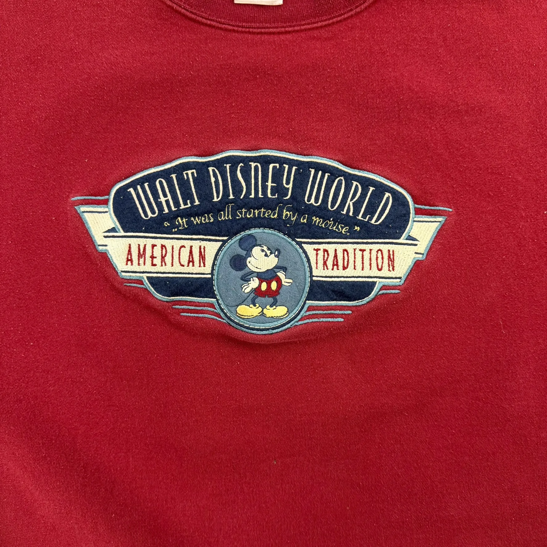 J- Vintage Disney Walt Disney World American Tradition Embroidered Crewneck - XL sold by HG Vintage product image thumbnail 2