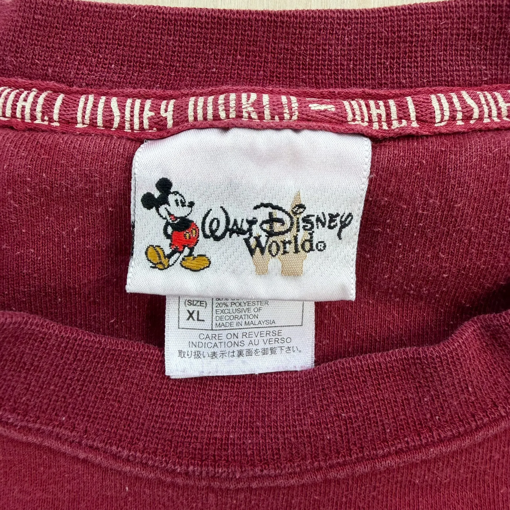 J- Vintage Disney Walt Disney World American Tradition Embroidered Crewneck - XL sold by HG Vintage product image thumbnail 3