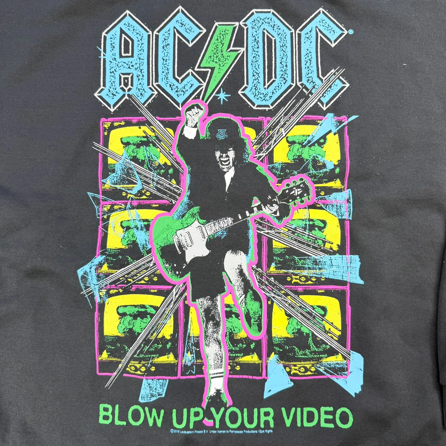 J- AC/DC Blow Up Your Video Reprint Graphic Crewneck - 2XL sold by HG Vintage product image thumbnail 2