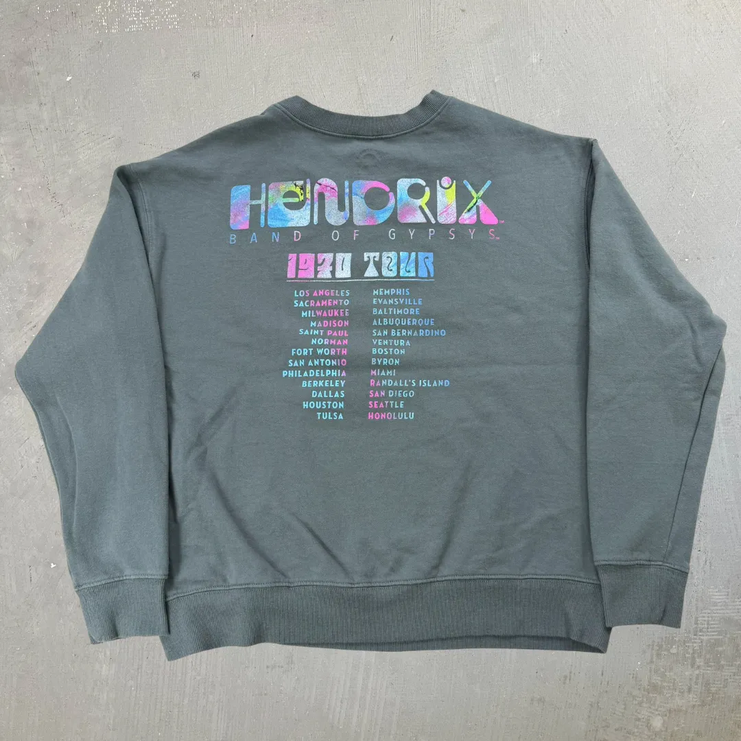 J- Jimi Hendrix Band Of Gypsys Reprint Graphic Crewneck - L sold by HG Vintage product image thumbnail 3