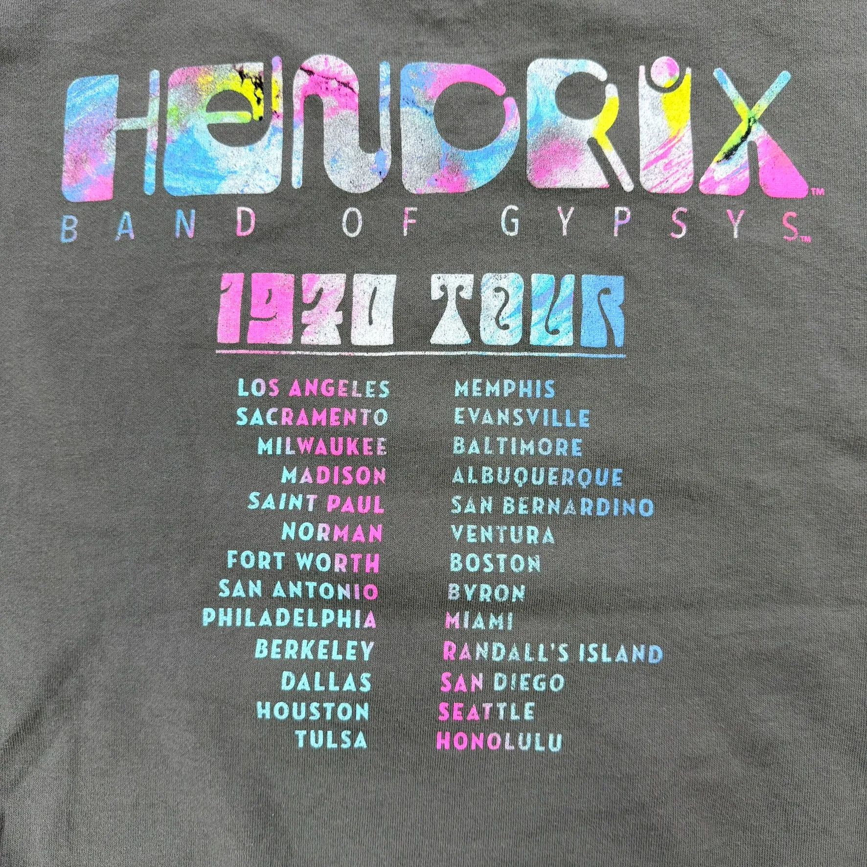 J- Jimi Hendrix Band Of Gypsys Reprint Graphic Crewneck - L sold by HG Vintage product image thumbnail 4