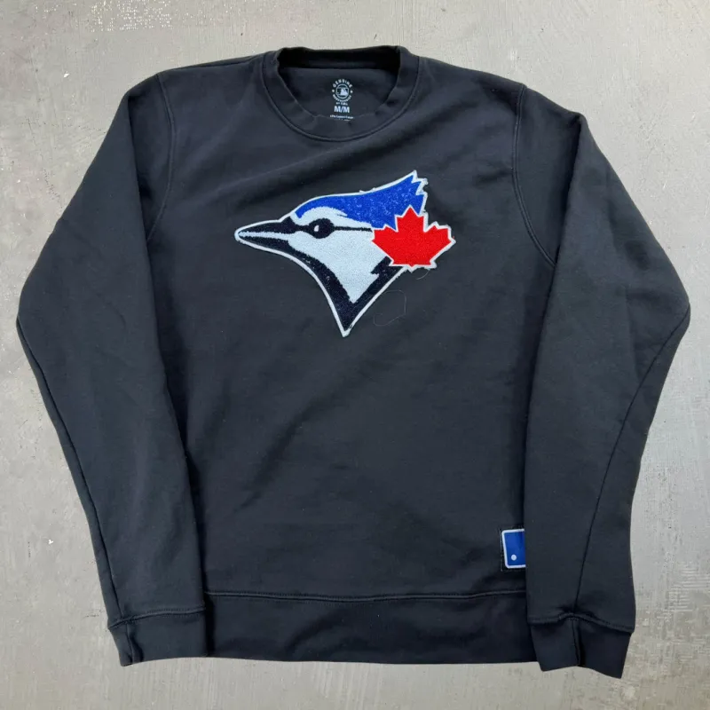 J- Toronto Blue Jays MLB Embroidered Chenille Logo Crewneck - M sold by HG Vintage