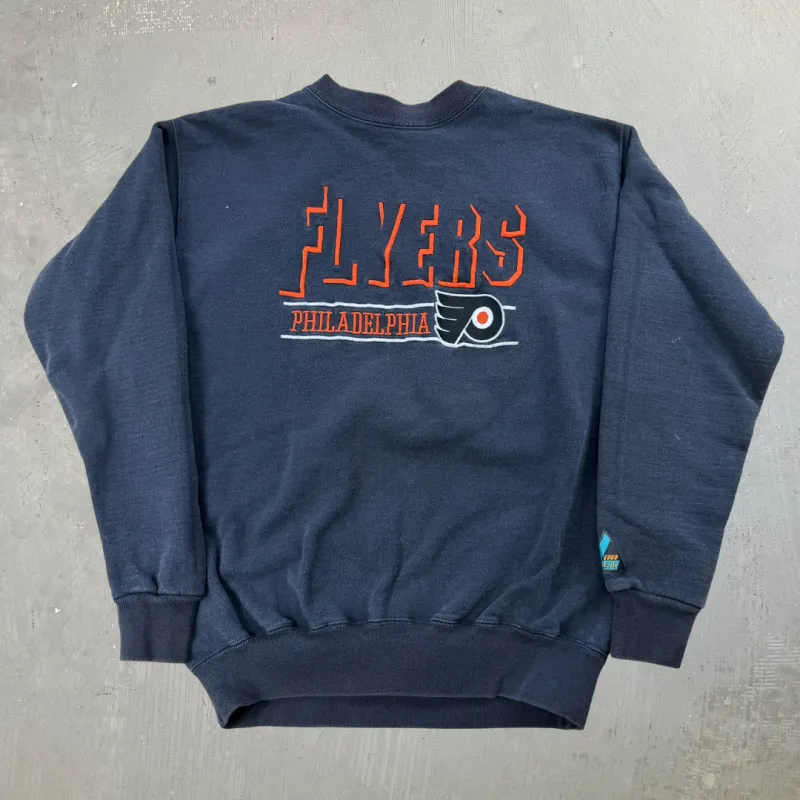 J- Vintage Philadelphia Flyers NHL Logo Athletic Embroidered Logo & Text - M sold by HG Vintage