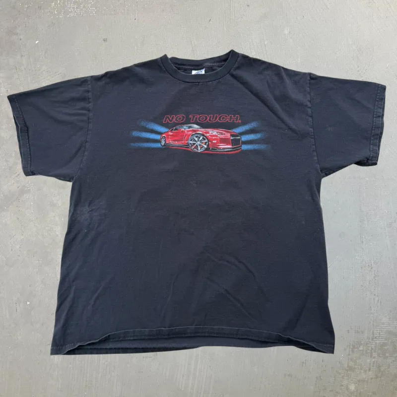 J- Vintage NOS No Touch Car Graphic Tee - XL made by Nascar