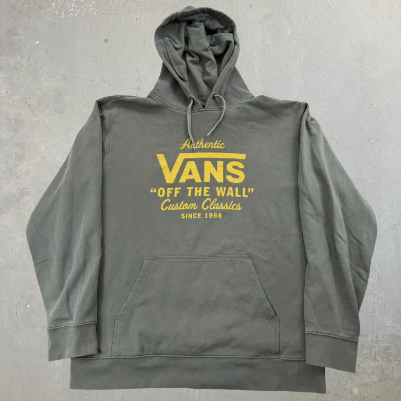 J- Vans Off The Wall Custom Classics Text & Graphic Hoodie - XL sold by HG Vintage