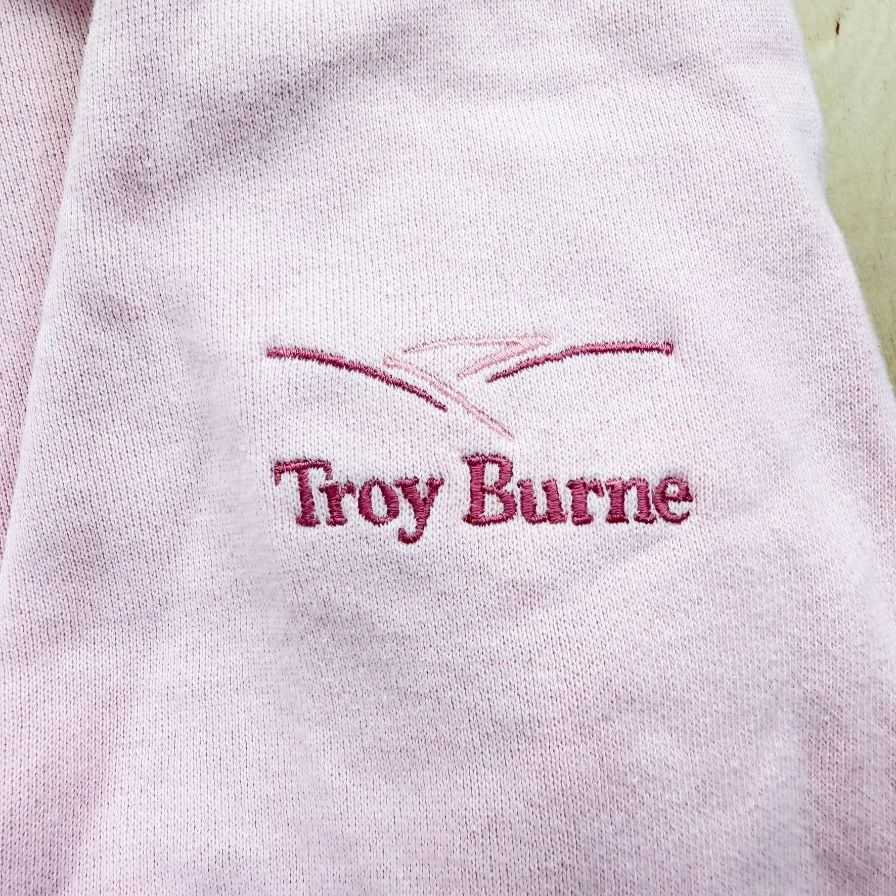 J- Vintage Ralph Lauren Golf Pink Embroidered Quarter Zip Sweater - XL sold by HG Vintage product image thumbnail 4