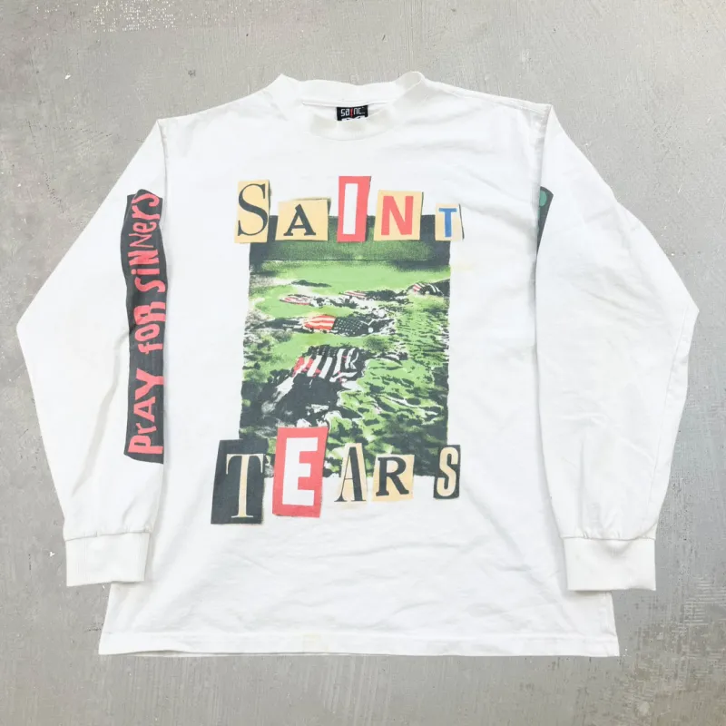 J- Saint Michael x Denim Tears Saints Tears Graphic Long Sleeve Tee - L made by HG Vintage
